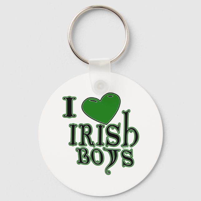 I Kärlek Irish Boys Nyckelring (Framsida)
