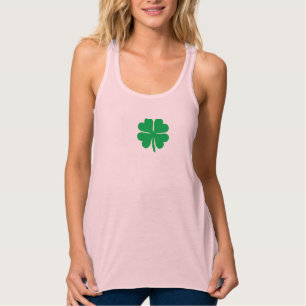 I kärlek Irish boys St. Patrick day t-shirt Linne Med Racerback