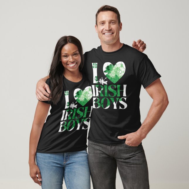I kärlek irish boys, St. Patrick's Day 2025 T Shirt (Unisex)
