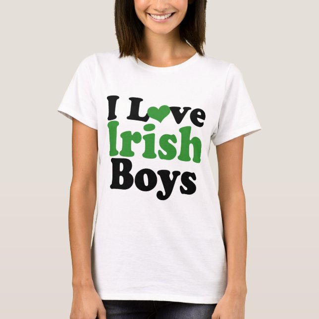 I kärlek Irish Boys Tee (Framsida)