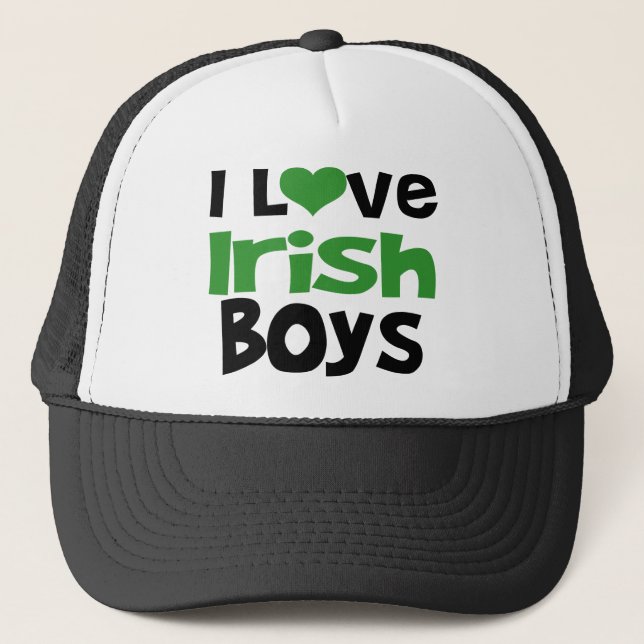 I kärlek Irish Boys Truckerkeps (Framsida)