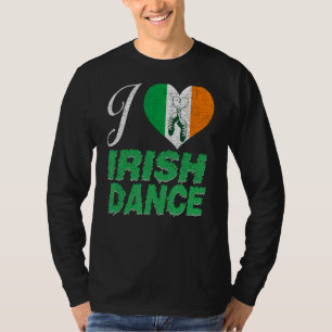 I Kärlek Irish Dance Cute Irish Step Dance T Shirt