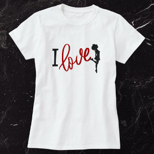 I Kärlek Irish Dance - Hard Shoe Irish Dancer T Shirt