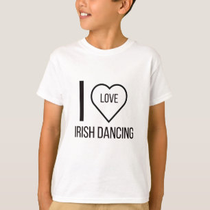 I KÄRLEK IRISH DANCING T SHIRT