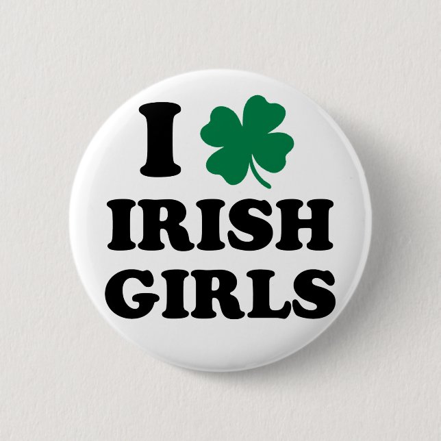 I Kärlek Irish Girls Knapp (Framsida)