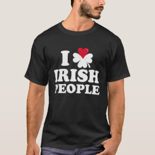 I Kärlek Irish People Ireland Pride och Saint Patr T Shirt