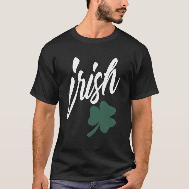 I Kärlek Irish St. Patrick's Day T Shirt (Framsida)