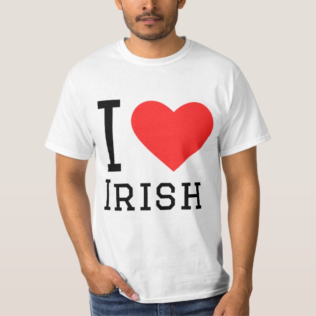 I kärlek Irish T Shirt (Framsida)