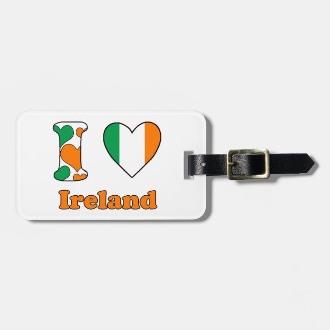 I kärlek Irland Bagagebricka (Horisontell Framsida)
