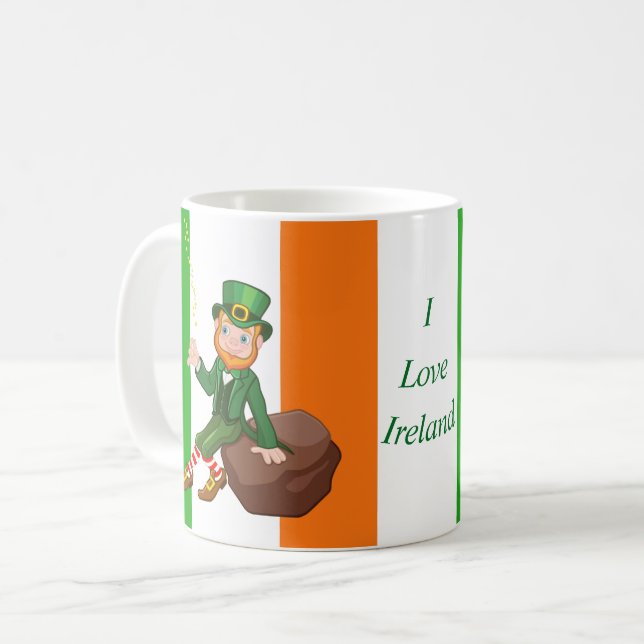 I Kärlek Irland Kaffemugg (Framsida vänster)
