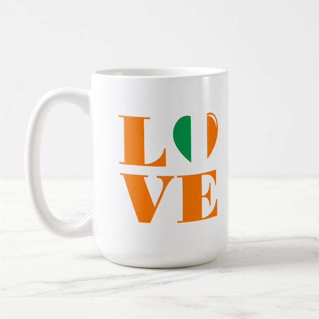 I kärlek Irland Kaffemugg (Vänster)