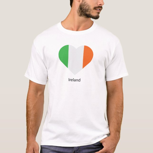 I Kärlek Irland T Shirt (Framsida)