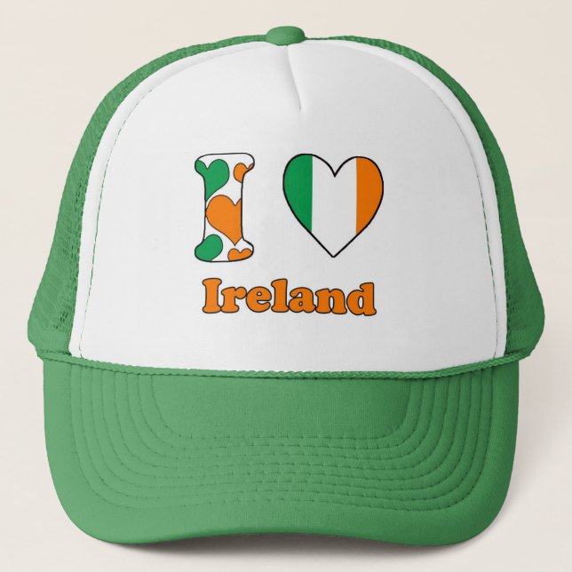 I kärlek Irland Truckerkeps (Framsida)