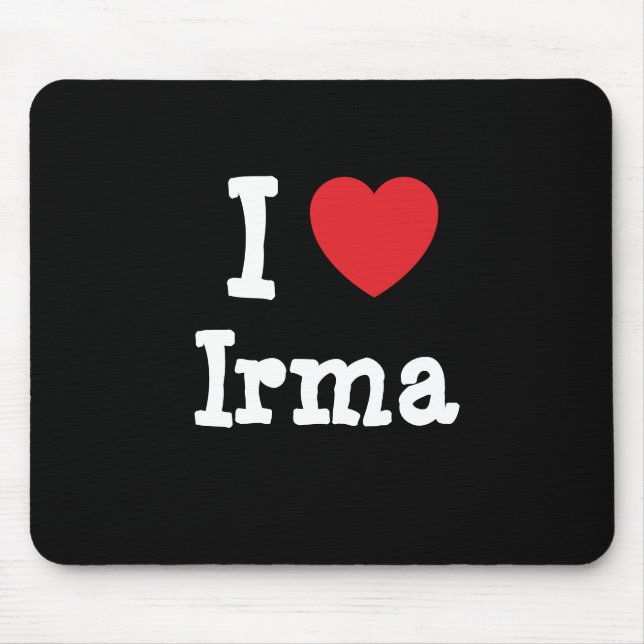 I kärlek Irma hjärta T-Shirt Musmatta (Framsidan)