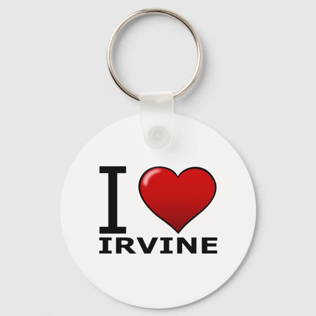 I KÄRLEK IRVINE,CA - KALIFORNIEN NYCKELRING (Framsida)