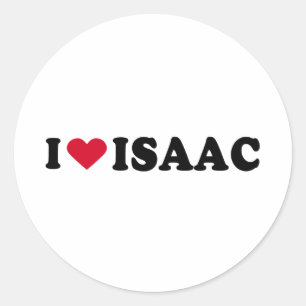 I KÄRLEK ISAAC RUNT KLISTERMÄRKE