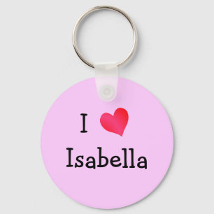 I Kärlek Isabella Nyckelring