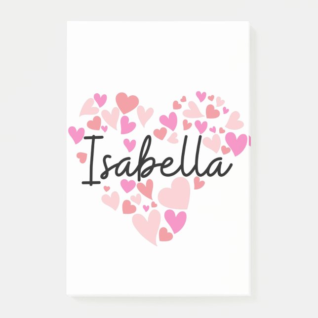 I kärlek Isabella Post-it Block (Framsida)