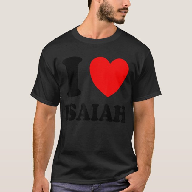 I Kärlek Isaiah T Shirt (Framsida)