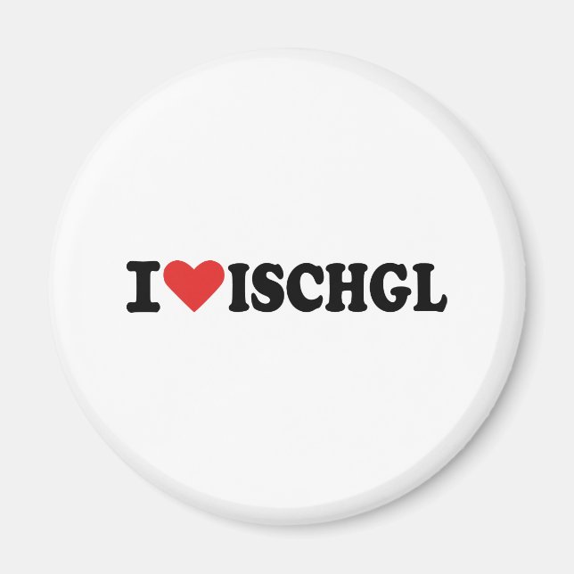 I kärlek Ischgl Magnet (Framsidan)