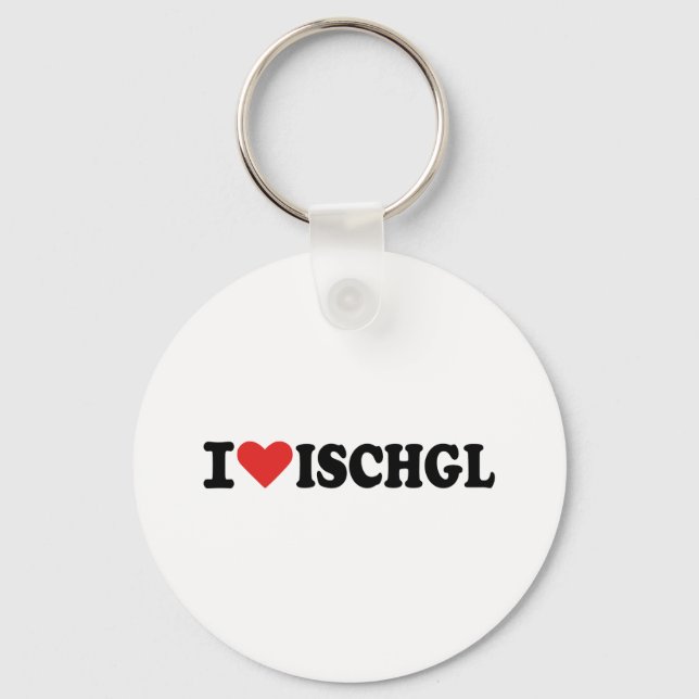 I kärlek Ischgl Nyckelring (Framsida)