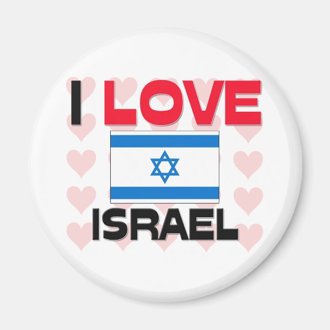 I Kärlek Israel Magnet (Framsidan)