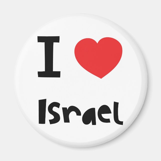 I kärlek Israel Magnet (Framsidan)