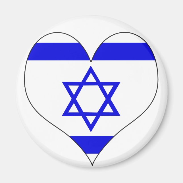 I Kärlek Israel Magnet (Framsidan)