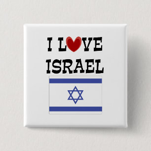I Kärlek Israel, populär design Knapp