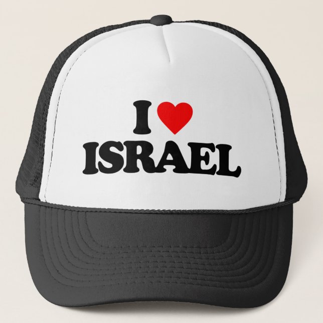 I KÄRLEK ISRAEL TRUCKERKEPS (Framsida)