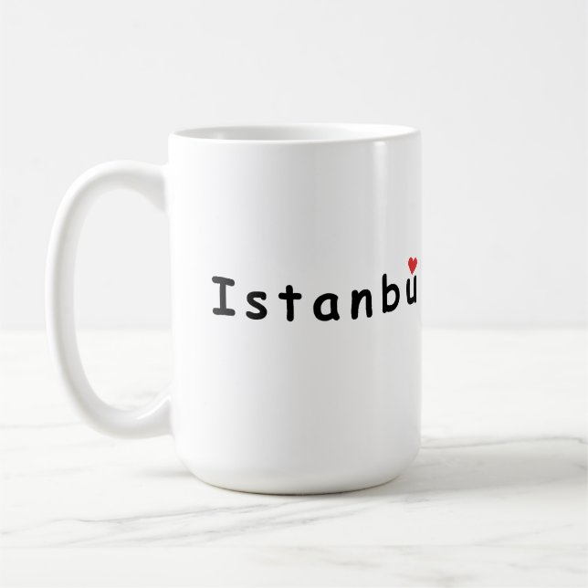 I kärlek Istanbul Kaffemugg (Vänster)