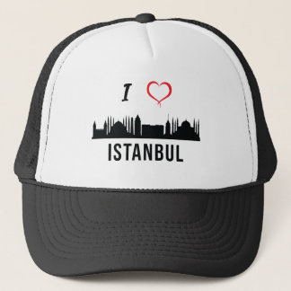 I kärlek Istanbul Skyline Turkisk kurdisk Zazaki Keps