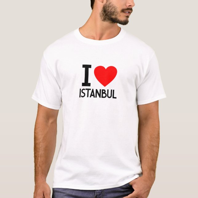 I Kärlek Istanbul T-shirt (Framsida)