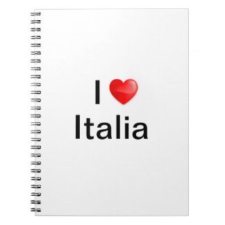 I kärlek Italia Anteckningsbok