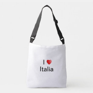 I kärlek italia axelväska