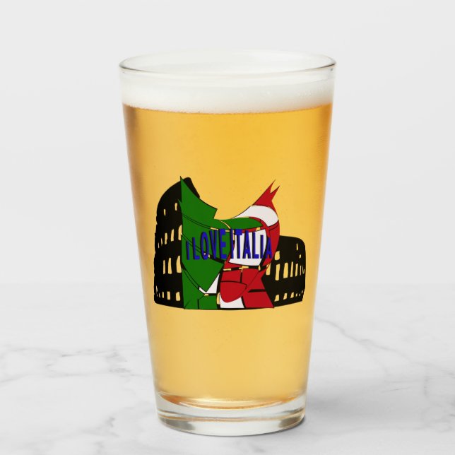 I Kärlek Italia Glaskopp (Framsida fylld)