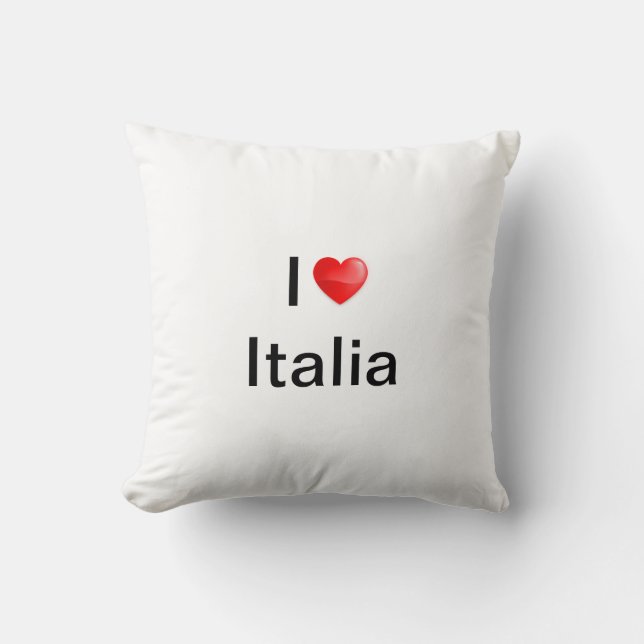 I kärlek Italia Kudde (Framsida)