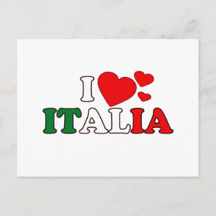 I Kärlek Italia vykort