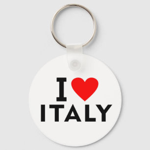I kärlek Italien land tycker jag om ett turistsyst Nyckelring