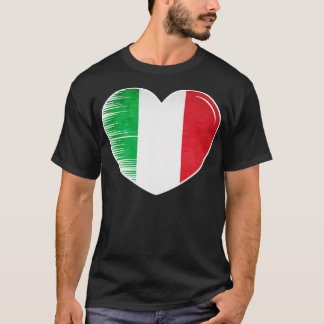 I Kärlek Italien Mitt hem Land 12 T Shirt