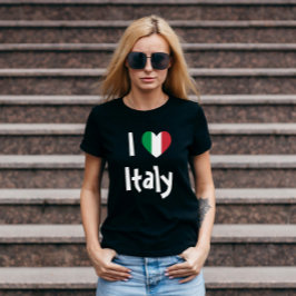 I Kärlek Italien Shirt Tee