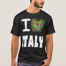 I KÄRLEK ITALIEN T SHIRT