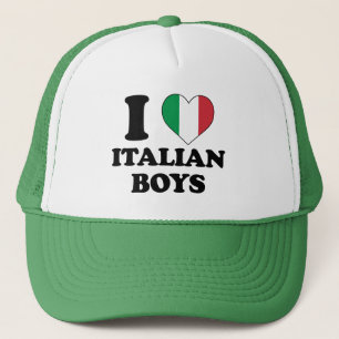 I kärlek Italienska Boys Keps