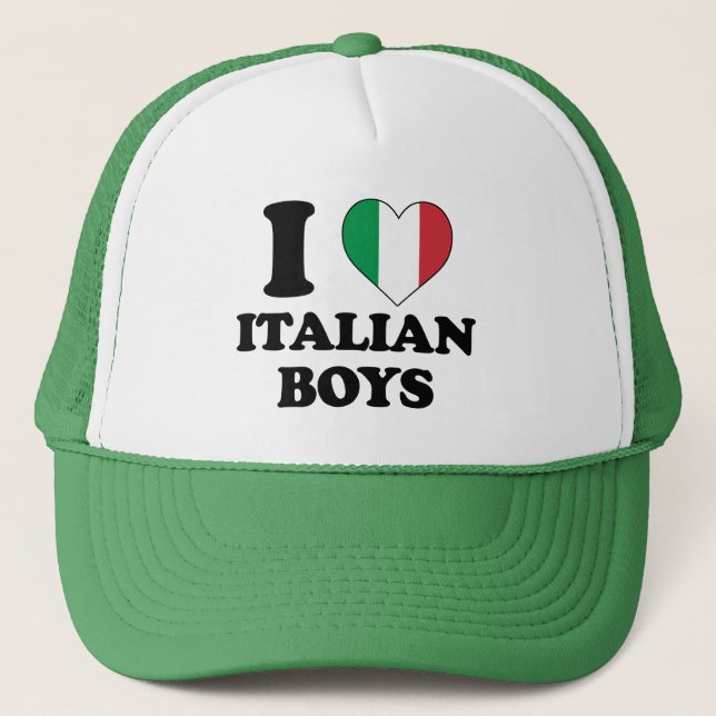 I kärlek Italienska Boys Keps (Framsida)