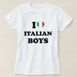 I Kärlek Italienska Boys T Shirt