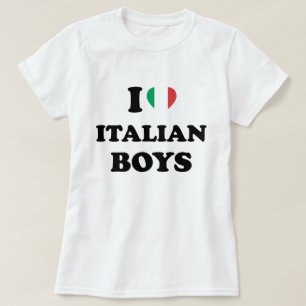 I Kärlek Italienska Boys T Shirt