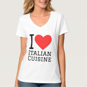 I kärlek Italienska cuisineet T Shirt