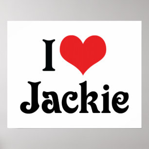 I Kärlek Jackie Poster