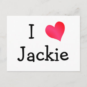 I Kärlek Jackie Vykort