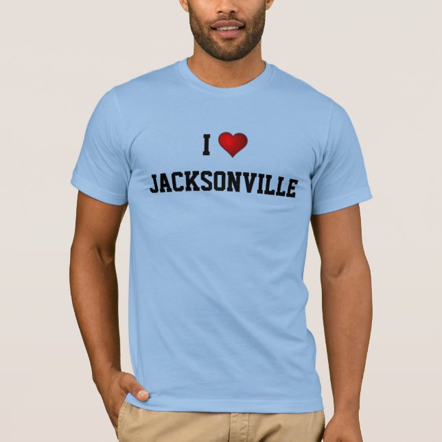 I KÄRLEK JACKSONVILLE t-shirt (Framsida)